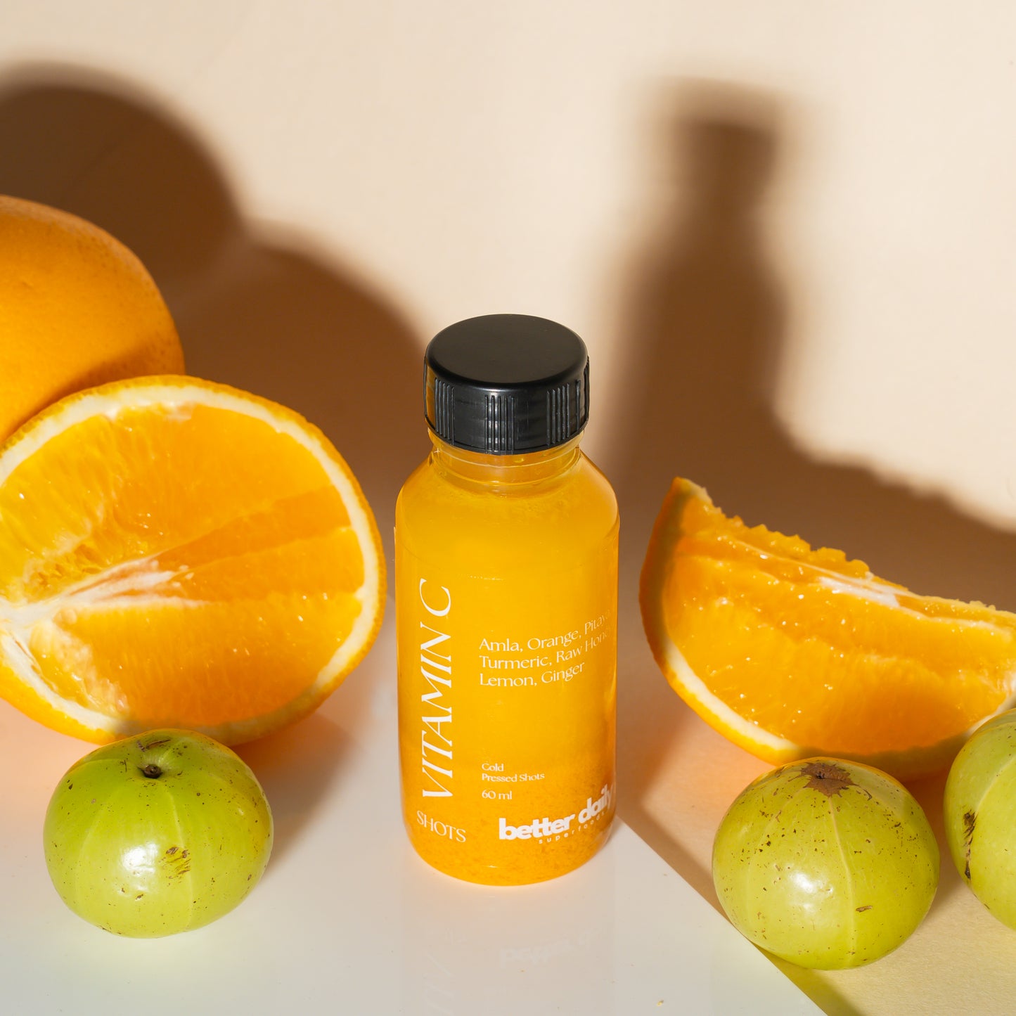 Vitamin C & Immunity Shot - 60 ml (Pack of 7) | Better Daily