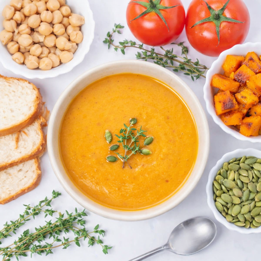 Roasted Pumkin Protein Soup