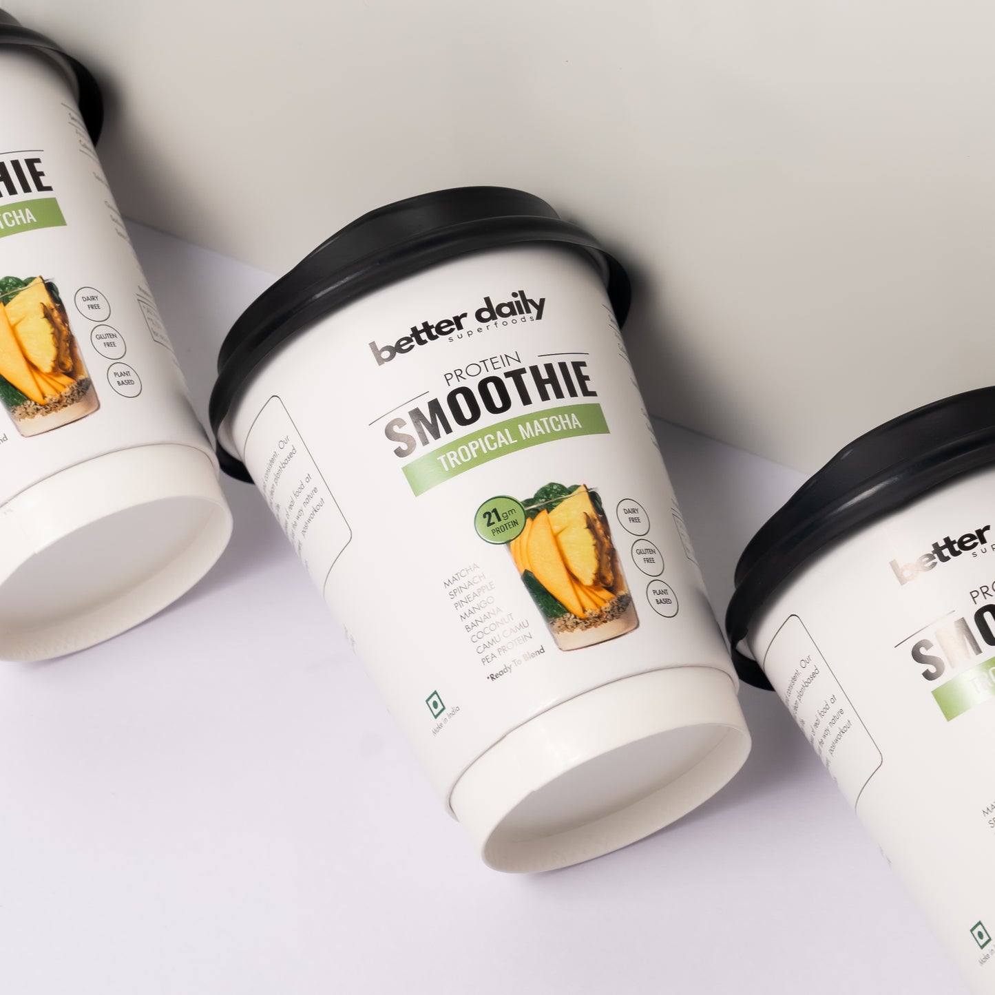 Tropical Matcha Protein Smoothie