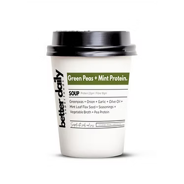 Green Peas & Mint Protein Soup