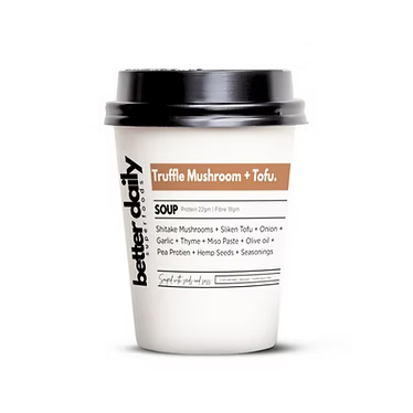 Truffle Mushroom & Tofu Protein Soup