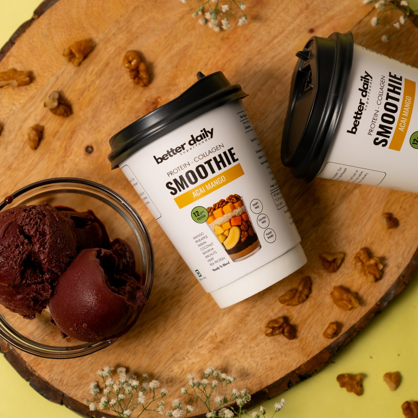 Acai Mango Protein Smoothie