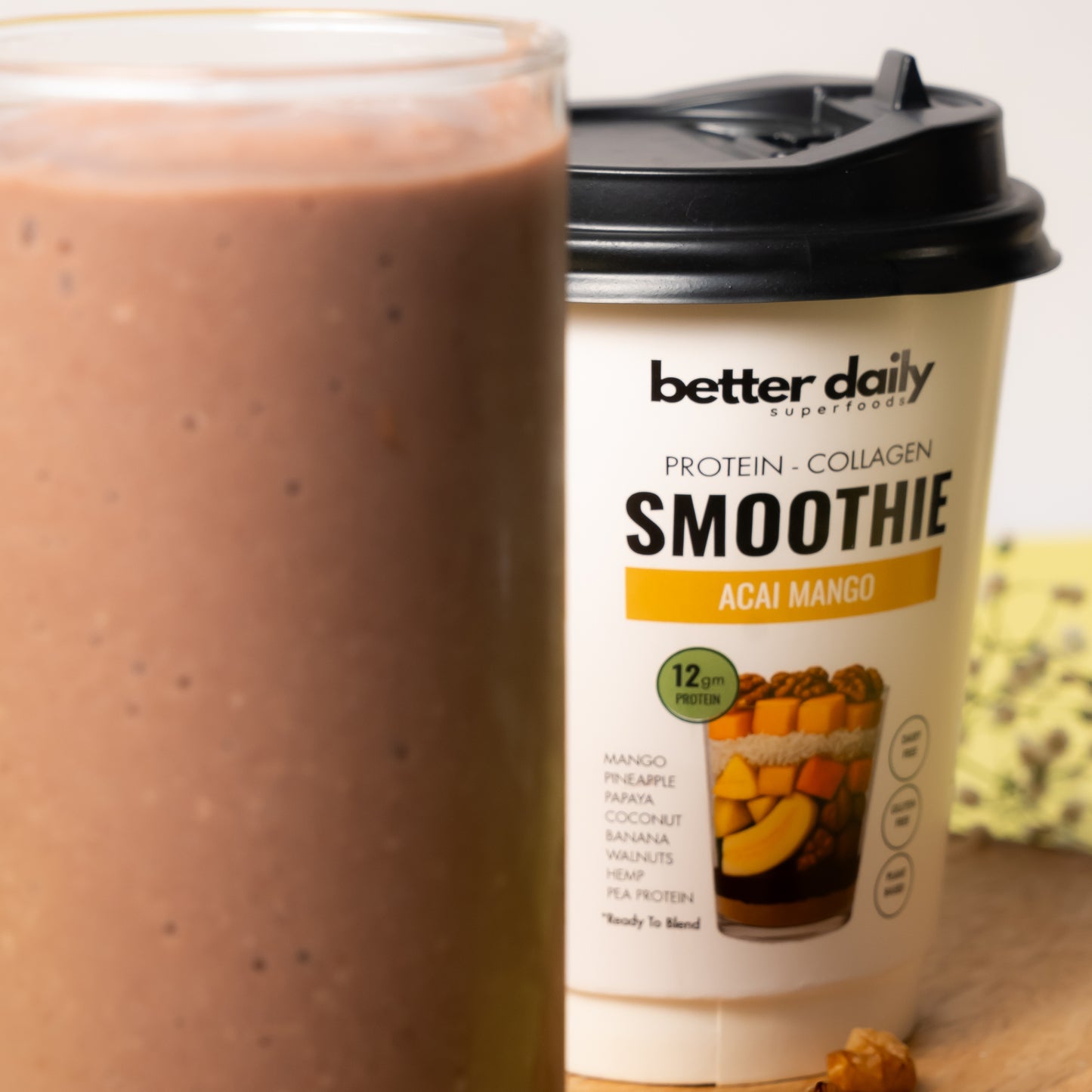 Acai Mango Protein Smoothie