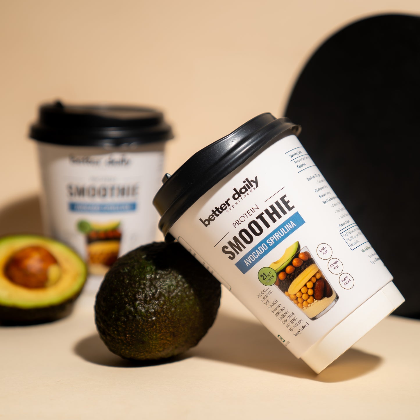 Avocado Spirulina Protein Smoothie