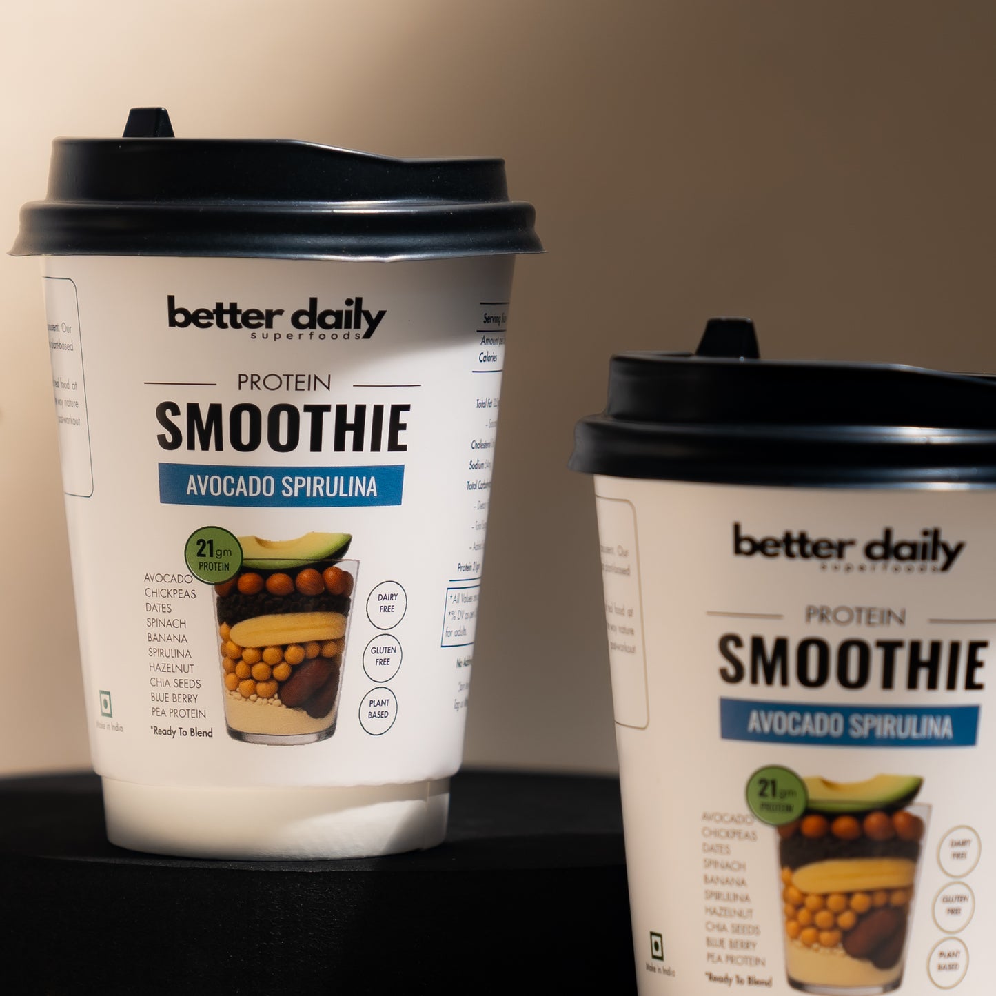 Avocado Spirulina Protein Smoothie