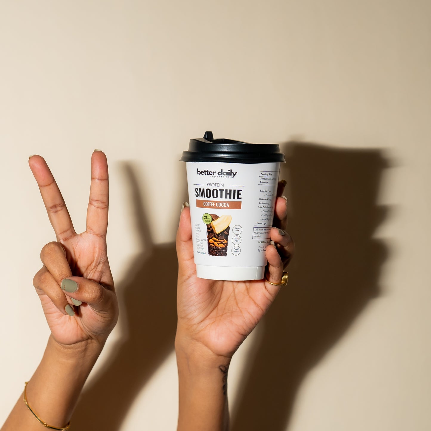 Coffee Cocoa Protein Smoothie