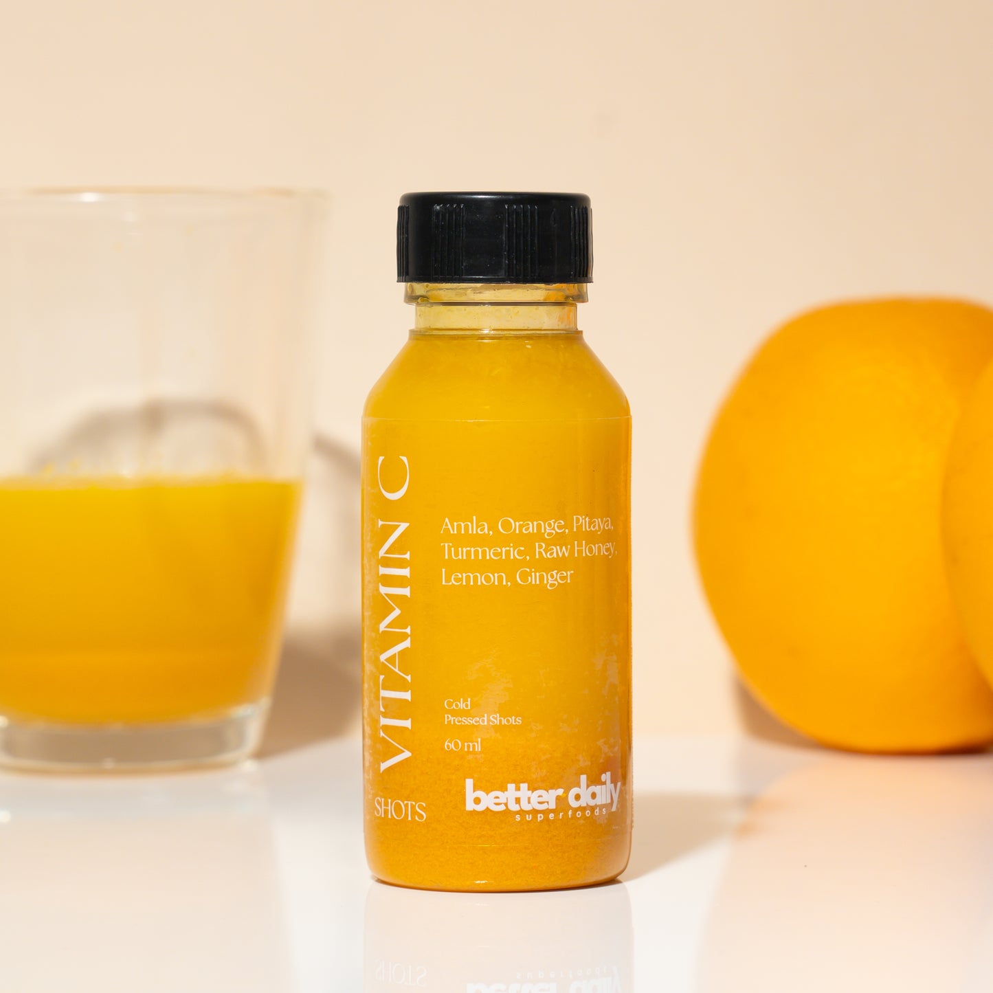 Vitamin C & Immunity Shot - 60 ml (Pack of 7) | Better Daily