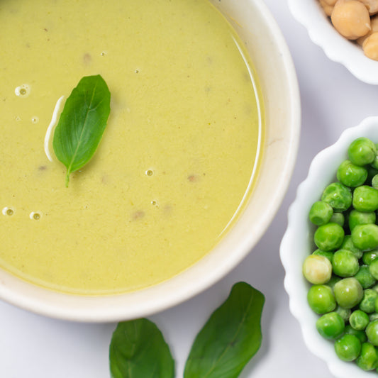 Green Peas & Mint Protein Soup