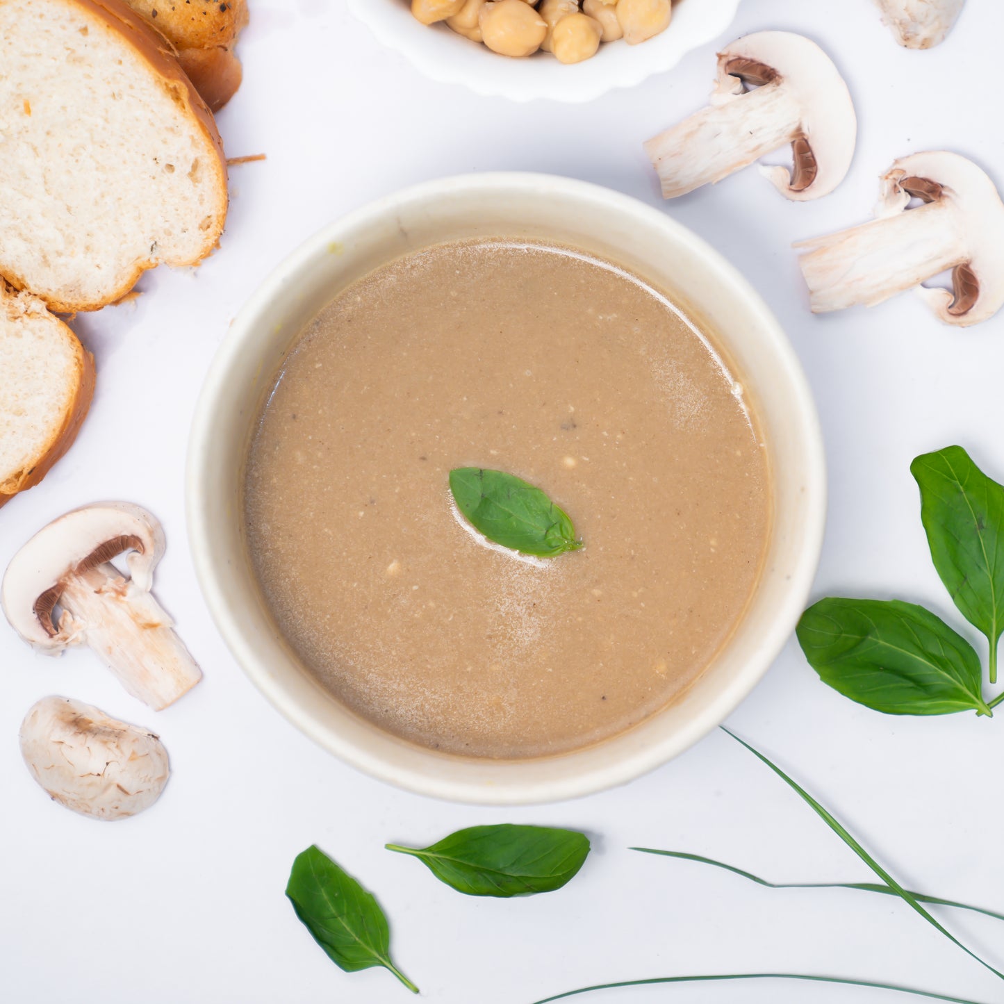 Truffle Mushroom & Tofu Protein Soup