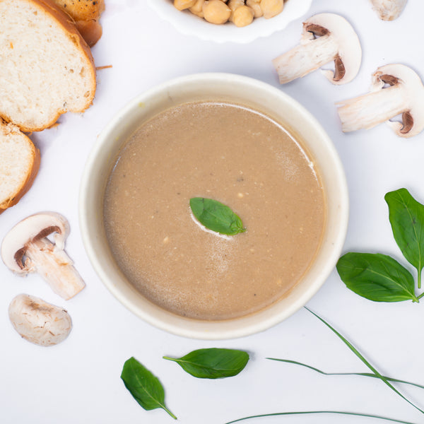 Truffle Mushroom & Tofu Protein Soup