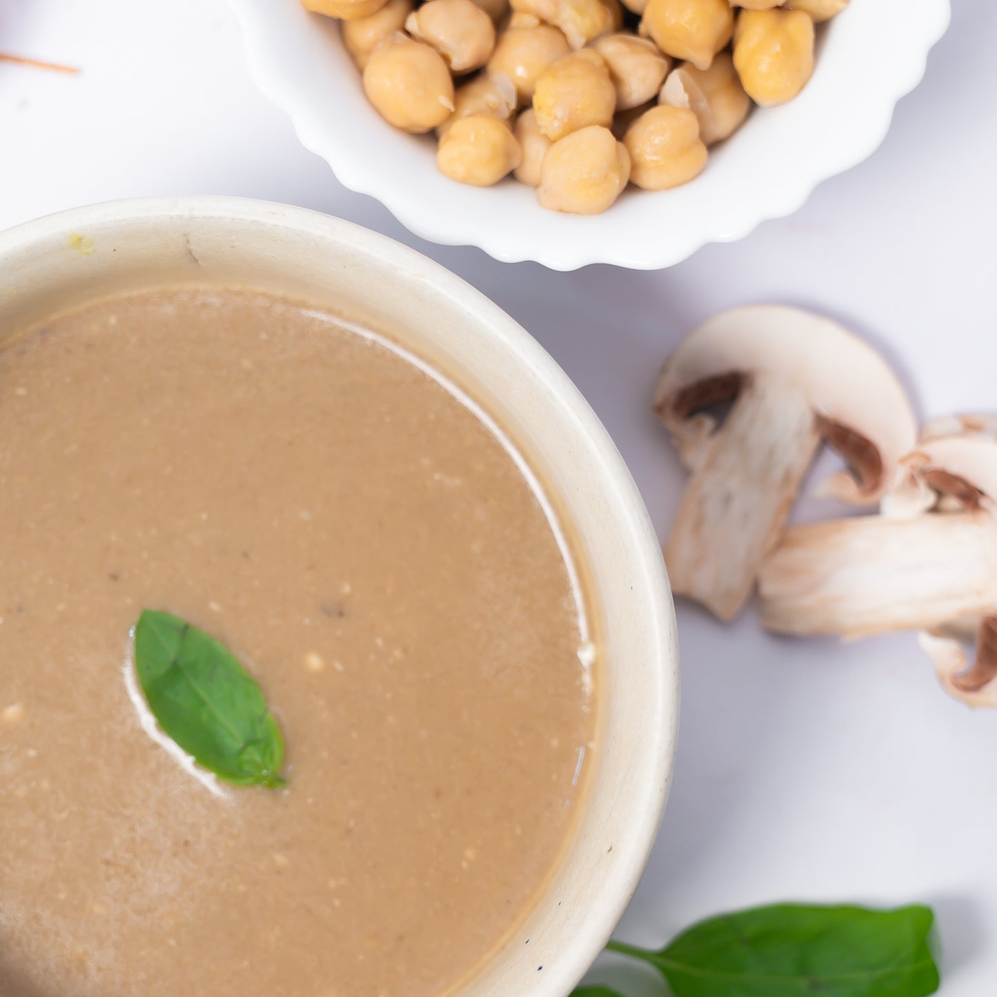 Truffle Mushroom & Tofu Protein Soup