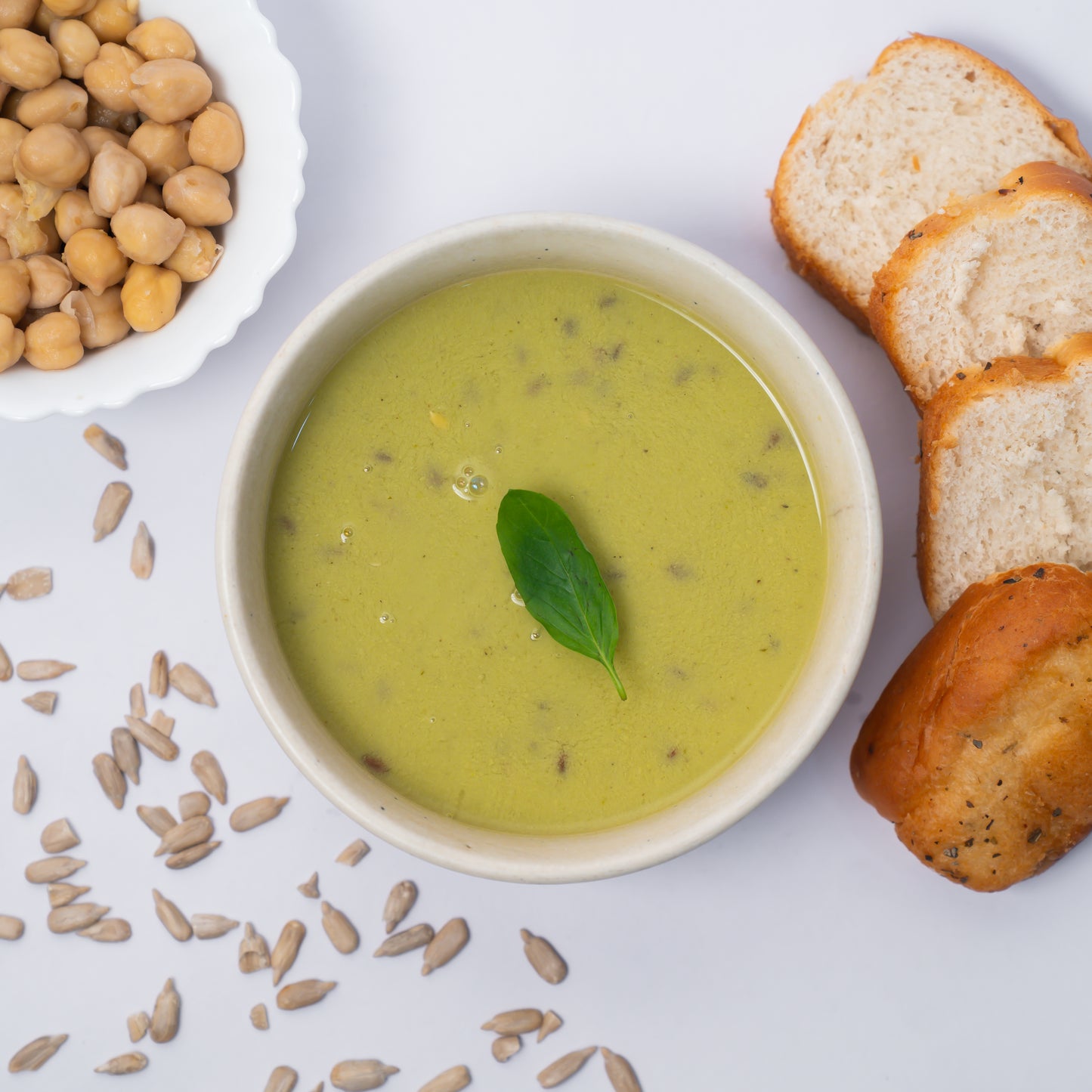 Broccoli & Almond Protein Soup