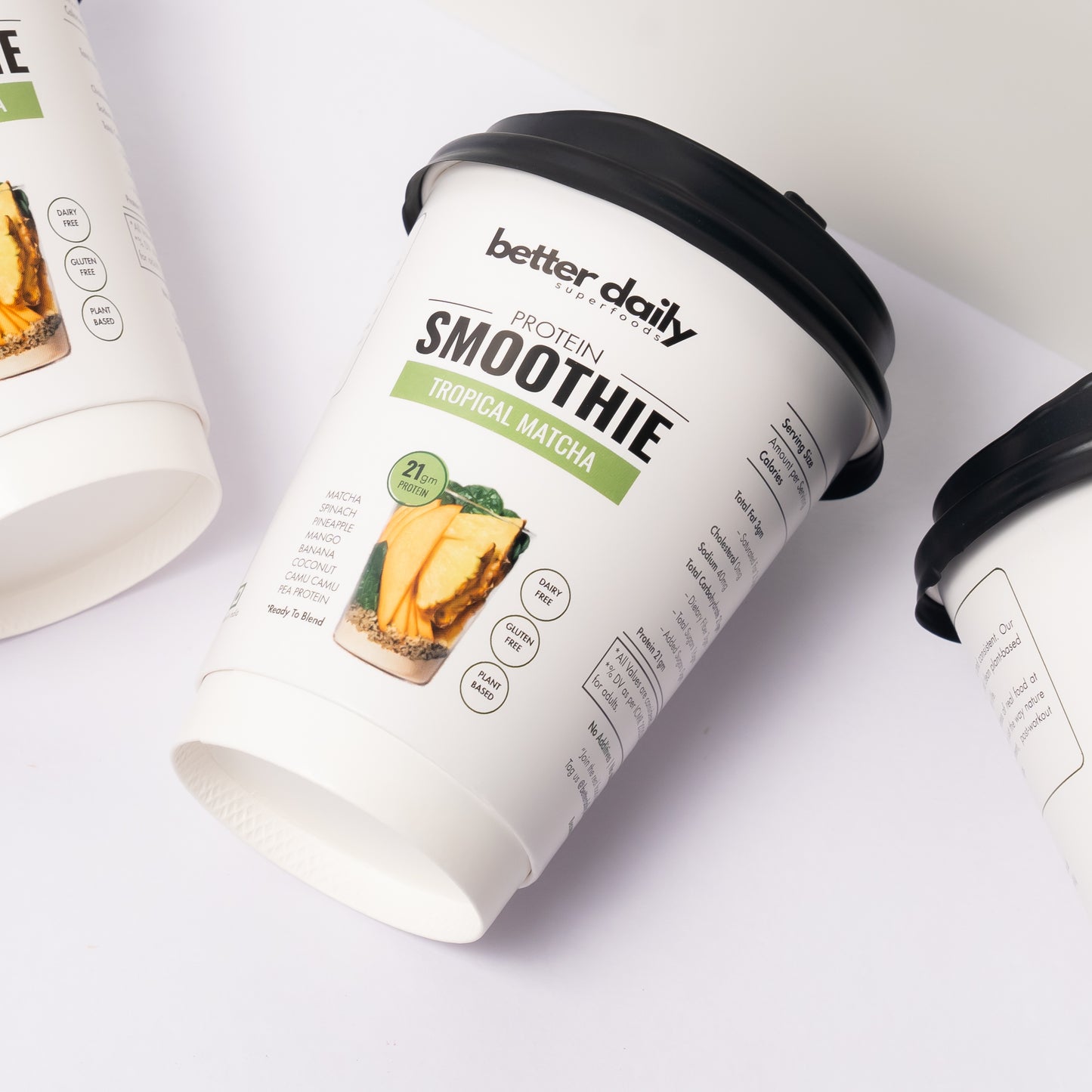 Tropical Matcha Protein Smoothie