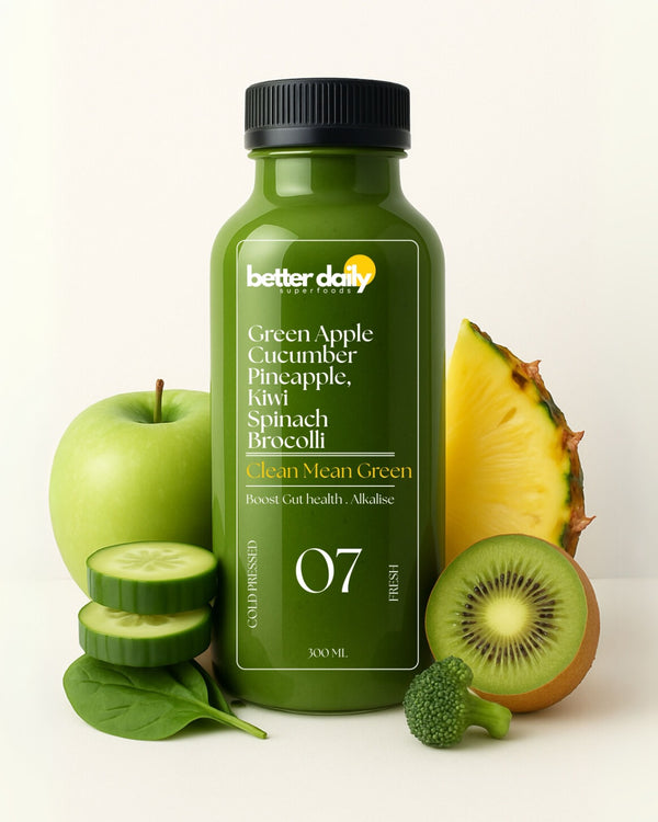 Mean Green Clean - Gut Health & Alkalise - Pack of 7