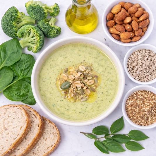 Broccoli & Almond Protein Soup